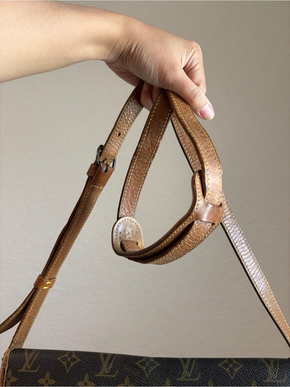 Louis Vuitton Gibeciere MM Brown Monogram Crossbody Bag - Picture 12 of 15